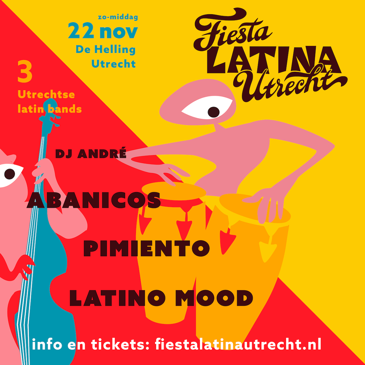 Flyer Fiesta Latina Utrecht